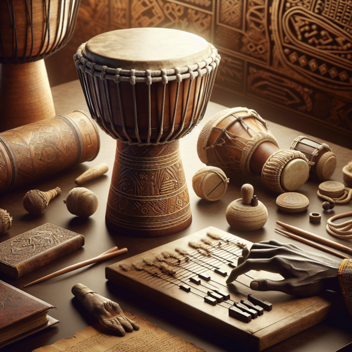 Tradičný africký bubon djembe
