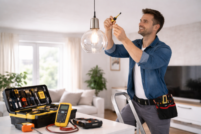 Rekonstrukce elektroinstalace v Praze: kdy je čas na výměnu jističe a moderní montáž osvětlení